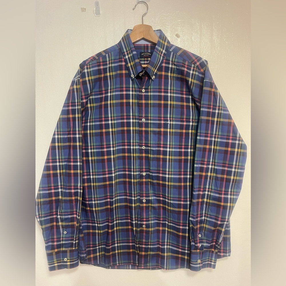 Paul & Shark Blue and Red Plaid Button Down Shirt